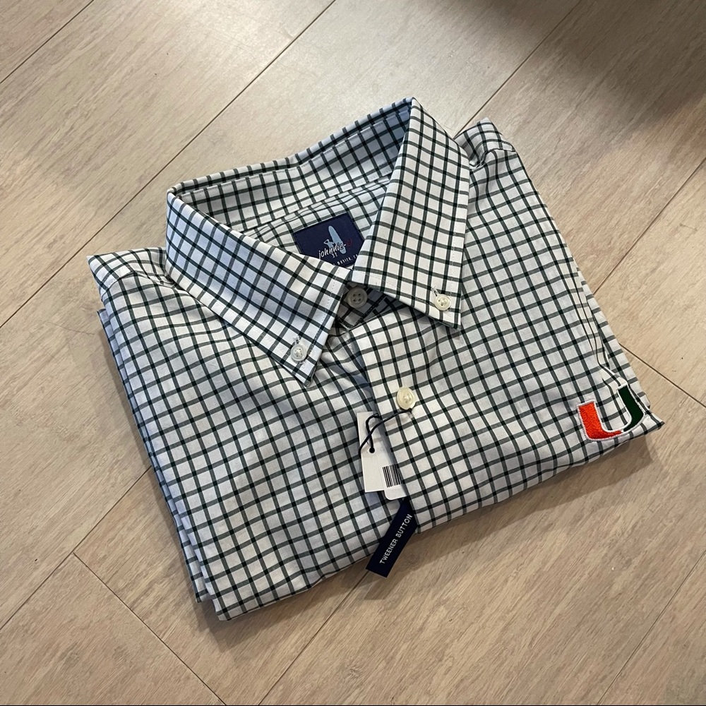 Miami Hurricanes long-sleeve button-down